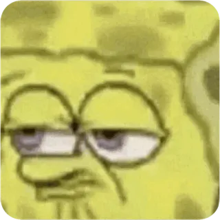 😴 Spongebob spongebob, squarepants, cartoon, nickelodeon, meme whatsapp sticker