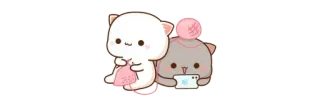 💞 น่ารัก, คาวาอิ, แมว, ถักนิตติ้ง, เกม telegram sticker