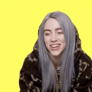 🕸 Billie Eilish Billie Eilish, Sängerin, Pop, Musik, Musiker, Promi telegram sticker