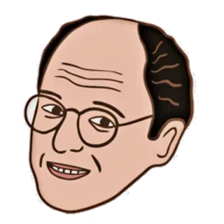▶ George Costanza Seinfeld george costanza, seinfeld, serie tv, personaggio, commedia telegram sticker