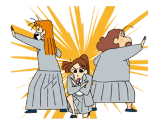 👩‍👧‍👧 telegram sticker