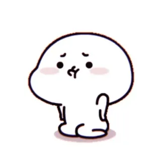 🦋 niedlich, figur, ausdruck, comic, kawaii, traurig whatsapp sticker