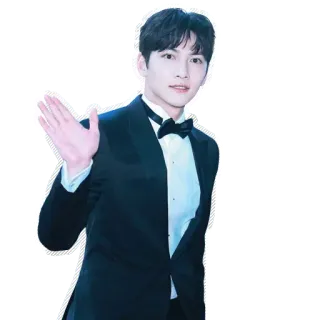 👋 homem, smoking, roupa formal, terno preto, celebridade whatsapp sticker