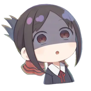 😨 Аниме, Чиби, В шоке, Удивлен, Выражение лица, Милый whatsapp sticker