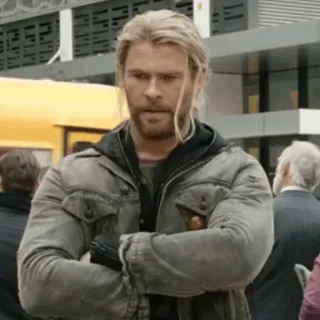 ⚡️ Thor Superheld, Marvel, Avengers, Chris Hemsworth, Gott, Film telegram sticker