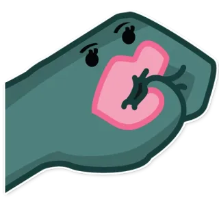 💦 offensive, gesture, middle finger, cartoon, illustration telegram sticker