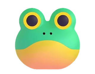 🐸 frog, animal, sticker, green, emoji telegram sticker