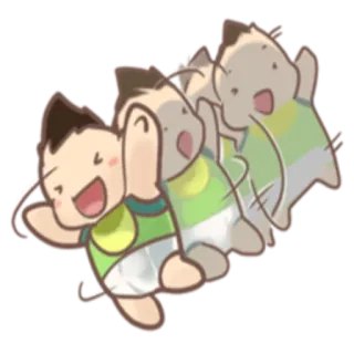 😀 Dibujo animado, Personaje, Animación, Lindo, Pegatina whatsapp sticker