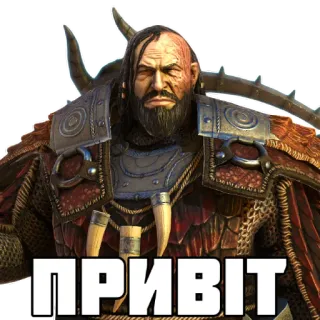 👋 ПРИВІТ man, soldier, greeting, Ukrainian, face, portrait whatsapp sticker
