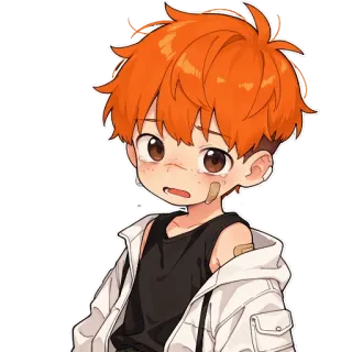 😭 Shoyo Hinata Haikyu!! telegram sticker