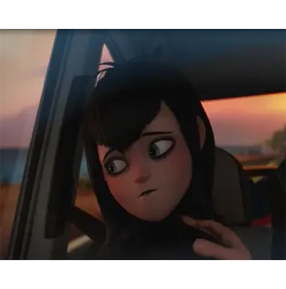 😢 Mavis Dracula Hotel Transylvania Мультфильм, Фильм, Вампир, Монстры на каникулах, Мэвис telegram sticker