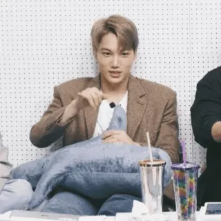 🥂 Kai K-pop, singer, man, person, idol telegram sticker