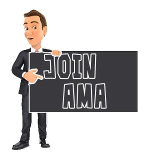 😋 JOIN AMA AMA, 참여, 남성, 비즈니스, 정장 telegram sticker
