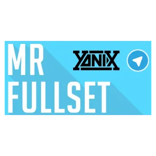 😉 MR FULLSET whatsapp sticker