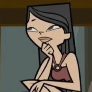🎰 Heather Total Drama animación, dibujos animados, personaje, serie de televisión whatsapp sticker