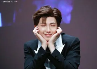 ☺️ RM RM, K-pop, BTS, นักร้อง, นักดนตรี, นักเอนเตอร์เทน telegram sticker