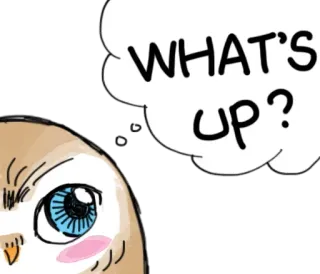 😥 WHAT'S UP? сова, вопрос, птица, как дела, милый telegram sticker