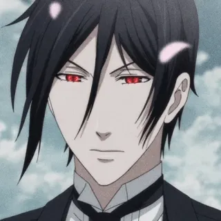 ⛓ Sebastian Michaelis Black Butler 动漫, 漫画, 塞巴斯蒂安·米卡利斯, 黑执事 telegram sticker