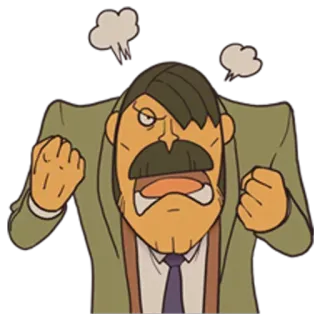 Professor Layton :: @TgSticker whatsapp stickers