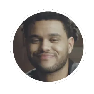 😅 The Weeknd Sänger, Musiker, Porträt, The Weeknd whatsapp sticker