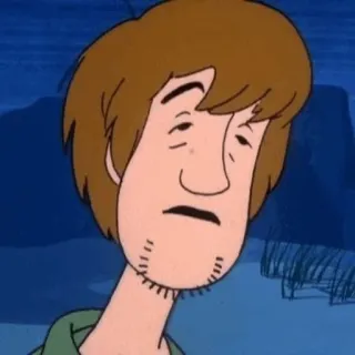 🐶 Shaggy Rogers Scooby-Doo cartoon, shaggy, scooby doo telegram sticker
