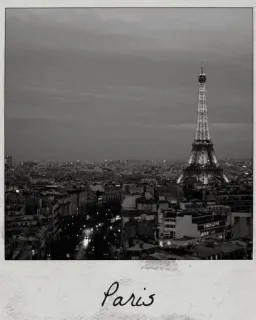 💘 Paris Parigi, Torre Eiffel, città, viaggio, Francia telegram sticker