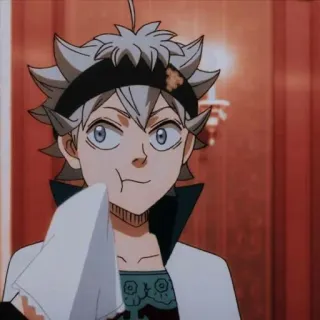 🍎 Asta Black Clover Anime, Mangá, Asta, Black Clover, Shonen, Magia, Mago telegram sticker