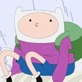 🍓 Finn Adventure Time 芬恩, 探险活宝, 卡通, 动画 telegram sticker