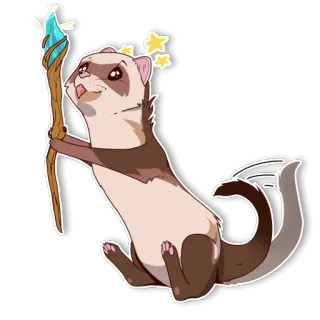 Ferret Pack telegram stickers