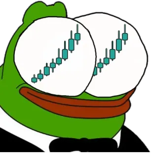 🙏 Pepe the Frog pepe, żaba, mem, giełda, finanse, inwestycja telegram sticker