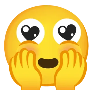 🥺 Emoji, Mignon, Amour, Adorable, Joyeux telegram sticker