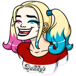 Harley Quinn telegram stickers