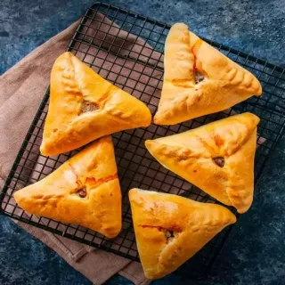 🥐 Gebäck, Essen, Backen, Dreieck, Backwaren, Herzhaft, Snack telegram sticker