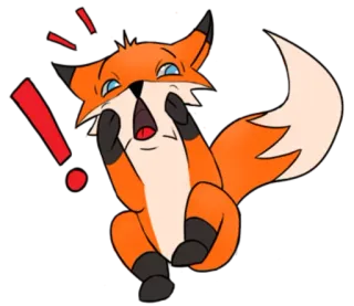 @tikelmu Cute Little Fox telegram stickers