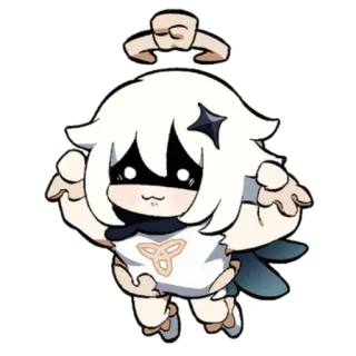 ☁️ Paimon Genshin Impact paimon, genshin impact, videospiel, anime telegram sticker