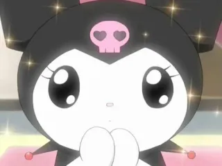 🥺 Kuromi Kuromi, Sanrio, Desenho animado, Kawaii, Fofo, Anime whatsapp sticker