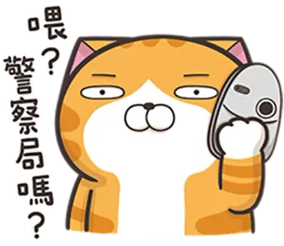 The Haughty Smelly Cat 7 whatsapp stickers