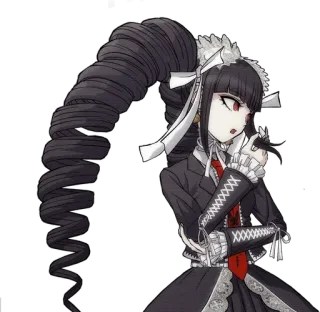 🃏 Celestia Ludenberg Danganronpa Anime, Gótico, Danganronpa, Personagem, Celestia Ludenberg, Lolita telegram sticker