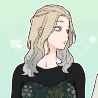 😘 mulher, desenho animado, menina, personagem telegram sticker