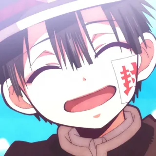 🔪 Hanako-kun Toilet-bound Hanako-kun 封 Anime, Mangá, Japonês, Personagem, Hanako-kun, Toilet-Bound Hanako-kun telegram sticker