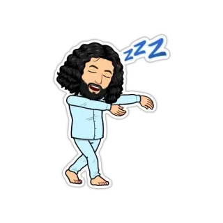 😴 ZZZ giấc ngủ, ngủ, mơ, zzz, pijama, phim hoạt hình, mệt mỏi telegram sticker