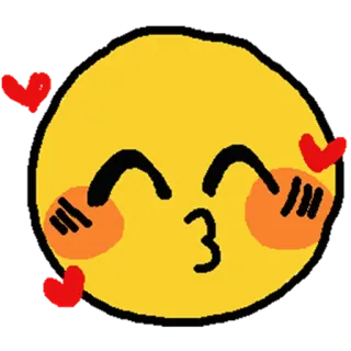 ❤️ Emoji, Kuss, Herzen, Süß, Liebe, Erröten whatsapp sticker