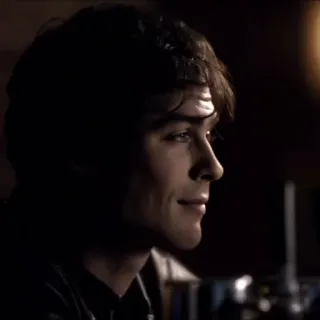 🩸 Damon Salvatore The Vampire Diaries Damon Salvatore, Vampire Diaries, TV show, vampire, teen drama telegram sticker