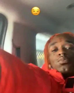 💋 Lil Uzi Vert rappeur, musique, musicien, Lil Uzi Vert, célébrité telegram sticker