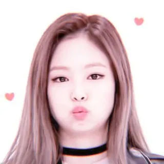 🐰 vrouw, kus, schattig, harten, choker telegram sticker