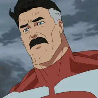 🌐 Omni-Man Invincible Omni-Man, Viltrumite, Superheld, animiert, Invincible telegram sticker