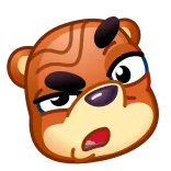 ❓ tigre, desenho animado, animal, expressão, fofo, engraçado, personagem telegram sticker