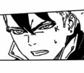🪐 动漫, 漫画, 角色, 黑白, 艺术 telegram sticker