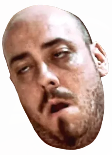 😵 cara, hombre, expresión, retrato, meme, gracioso whatsapp sticker