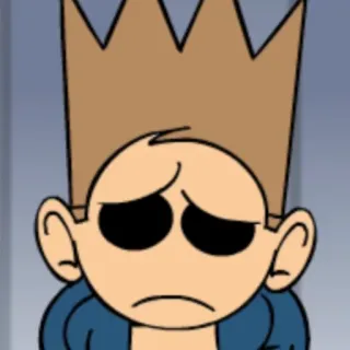 😩 Tom Eddsworld การ์ตูน, เศร้า, ทอม, ตัวละคร, แอนิเมชัน whatsapp sticker